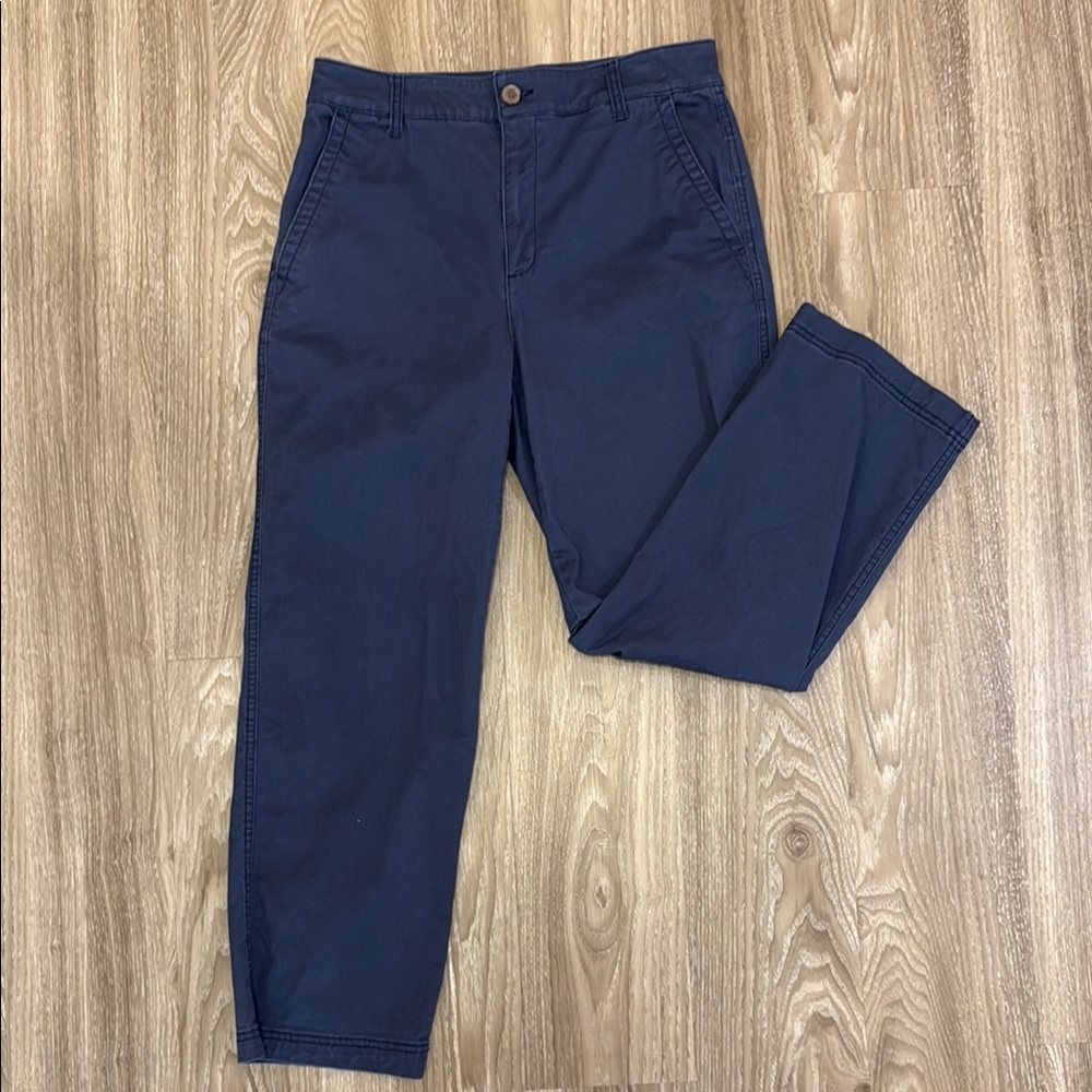 Gap Girlfriend Khaki Navy Blue Pants